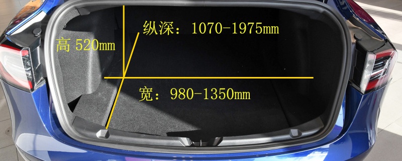 特斯拉model3后备箱尺寸大小