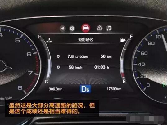 传祺gs8真实油耗测评，纯市区车速28km/h油耗10.2L