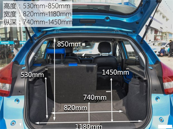 奇瑞瑞虎3xe后备箱尺寸多少 奇瑞瑞虎3xe后备箱介绍