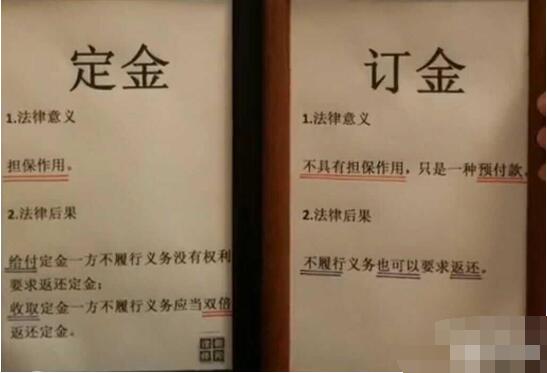 4s店订车订金可以退吗，订金可以退/定金不可以退