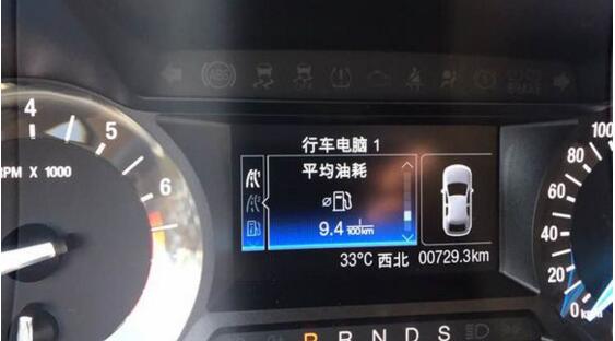 福特锐界2.0t真实油耗，纯市区13L/km高速8L/km