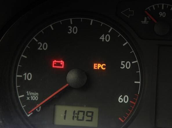 汽车上epc是什么意思,节气门脏了或刹车灯