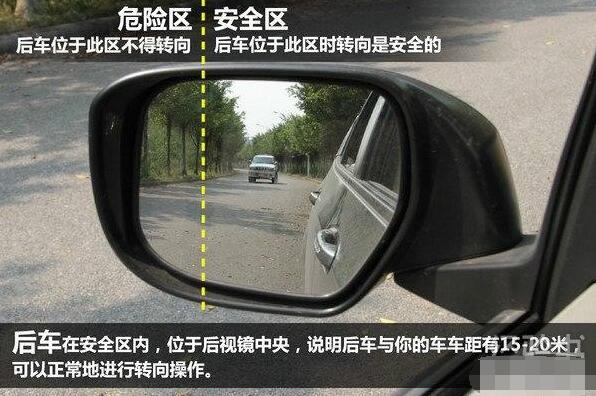 怎么判断后车安全距离，教你如何通过后视镜看车距