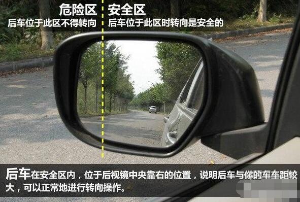 怎么判断后车安全距离，教你如何通过后视镜看车距