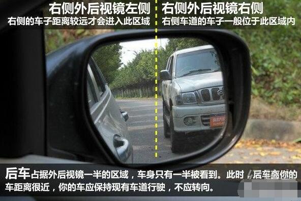 怎么判断后车安全距离，教你如何通过后视镜看车距