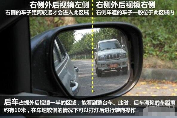 怎么判断后车安全距离，教你如何通过后视镜看车距