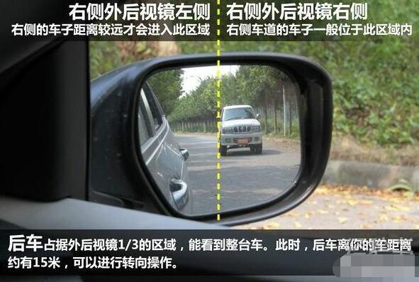 怎么判断后车安全距离，教你如何通过后视镜看车距