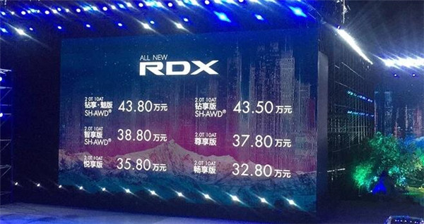 讴歌RDX最新报价 购车时在售价方面应该注意什么