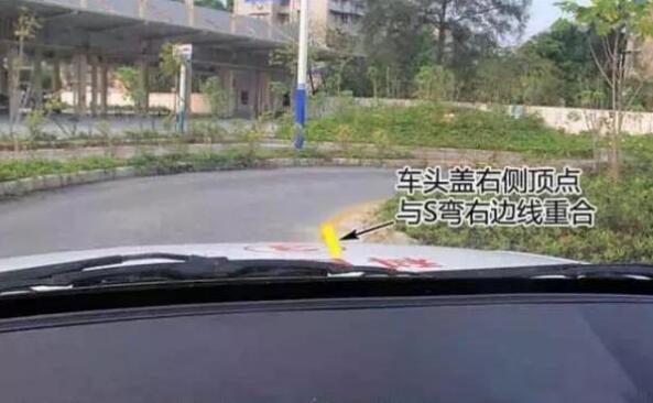 科二s弯的四个拐点图解 科目二曲线行驶在哪几个点打方向