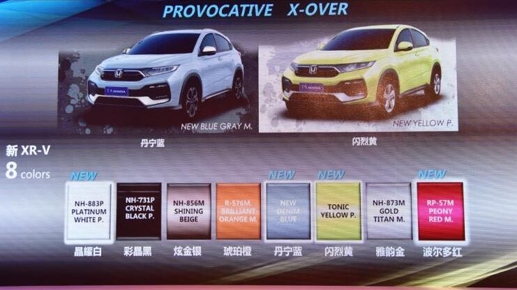 新款本田XR-V上市 新增1.5T机型满足国六排放售价12.79万起
