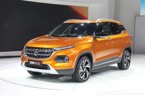 8万以下自动挡的车suv 宝骏510售价只需5.48万