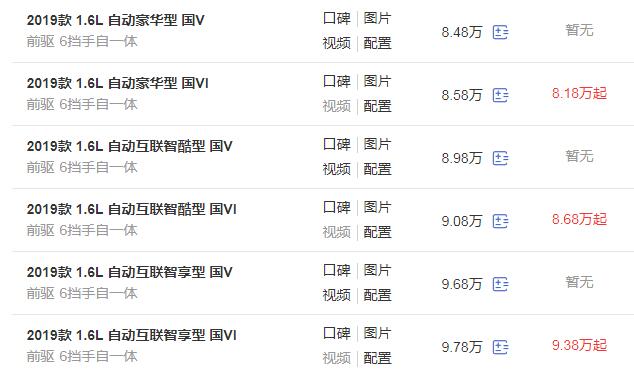 奔腾x40自动挡多少钱 2019款奔腾X40最低售价仅8.18万起