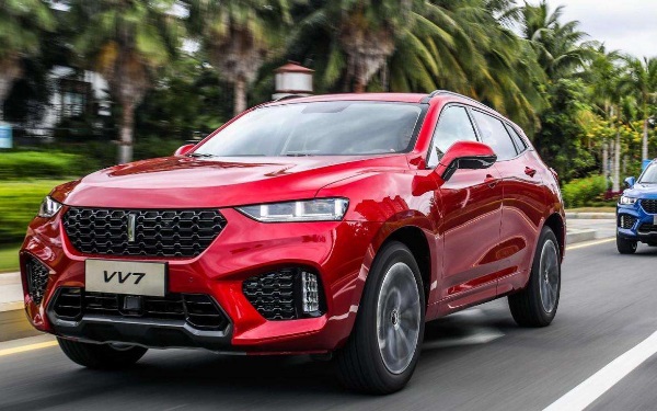 长城新款suv vv7多少钱 售价区间为16.98-18.88万元