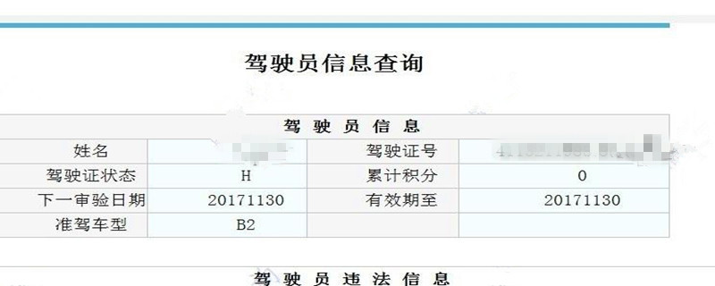 驾照累计0分什么意思