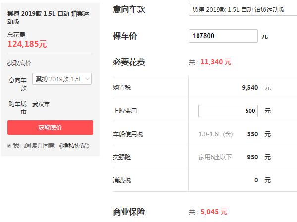 福特翼搏价格多少 福特翼博实际价格为12.42万