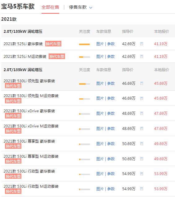 新款宝马5系价格多少钱 新款宝马5系和老款宝马5系的区别