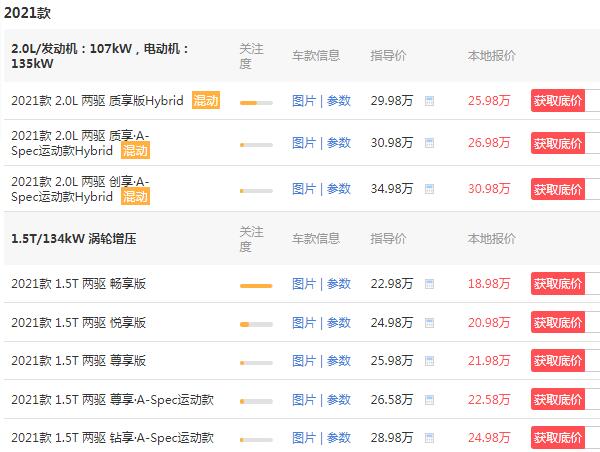 讴歌cdx混动真实价格 讴歌cdx混动仅售25万