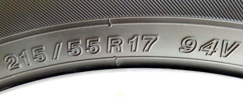 轮胎数字和字母对照表