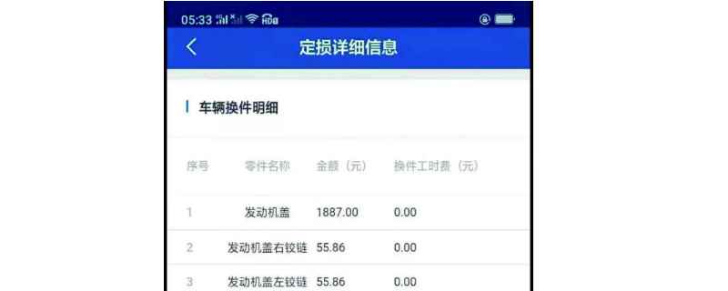 定损清单车主会收到吗