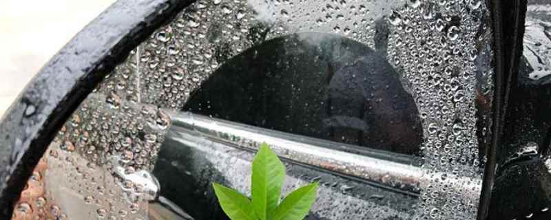 后视镜抹牙膏真能防雨吗