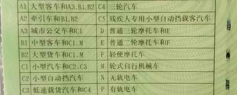 c1m是驾驶证是什么意思 是机动车驾驶证两种准驾车型的结合