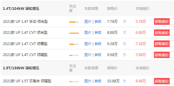 吉利帝豪gl的价格 吉利帝豪gl最低价格(最低仅售5万元)