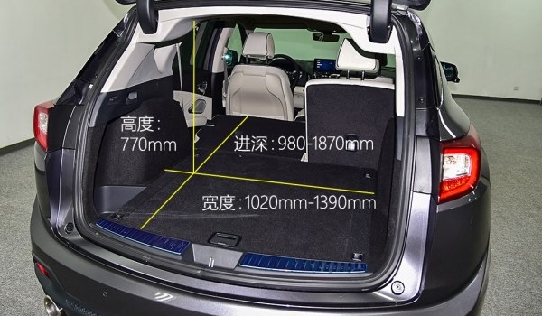 讴歌rdx车身尺寸是多少 讴歌rdx后备厢容积多大（常规容积660L）