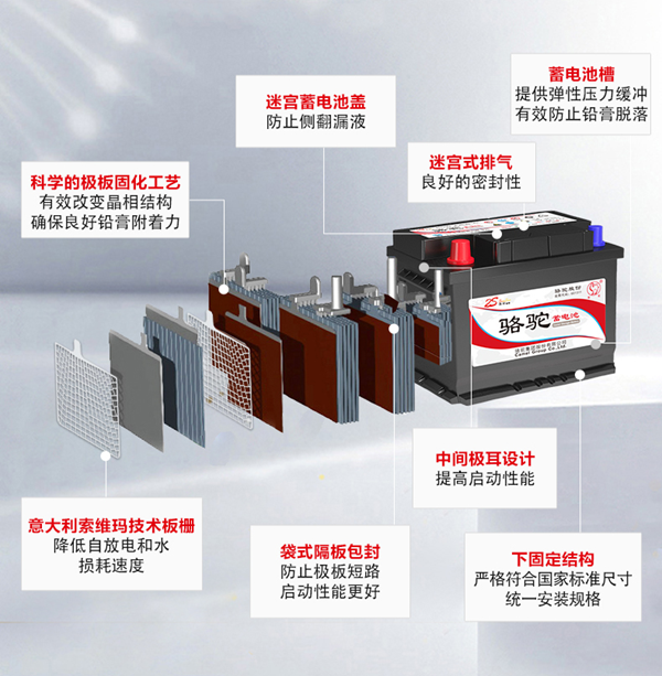 一线水准由内而外，解读骆驼商用车蓄电池