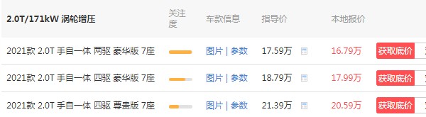 长安cs95新款2021款价格 长安cs95多少钱一辆(仅16万一辆)