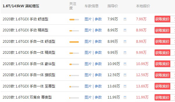 海马8s多少钱一辆 海马8s最低价格(最低仅售7万元)