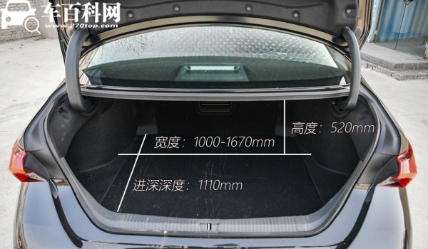 丰田亚洲龙尺寸长宽高多少 亚洲龙后备箱容积是多少（常规容积570L）