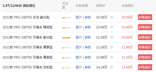 奔腾t77价格 奔腾t77价格多少钱(2021款售价10万)