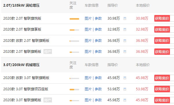 红旗h9价格多少钱一辆2021 红旗h9最便宜多少钱(仅售30万)