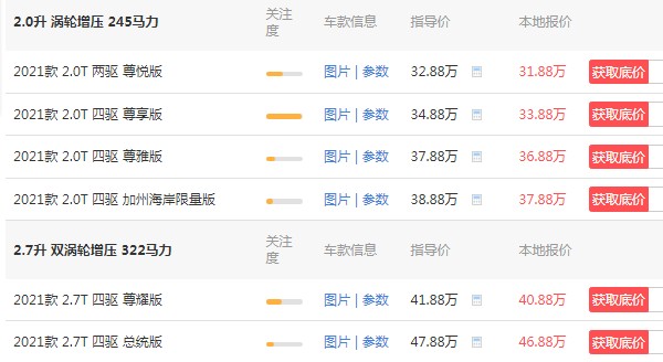 林肯航海家2021款报价及图片 2021款航海家仅售31万(车身长达4.8米)