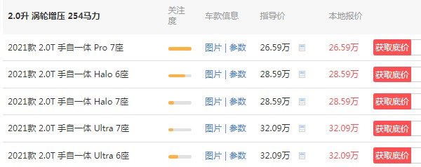 领克09价格报价及图片 2021款领克09仅售26万(百公里加速仅8秒)