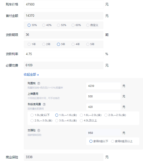 奇瑞瑞虎3x价格多少钱 瑞虎3x落地大概多少钱（全款落地最低5万）