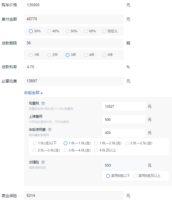 本田思域2021款报价及图片 2021高配车型售价14万起（全款落地最低16万元）