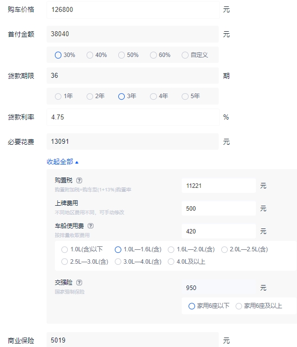 高尔夫2021款报价及图片 2021新款售价12万元（全款落地最低16万元）