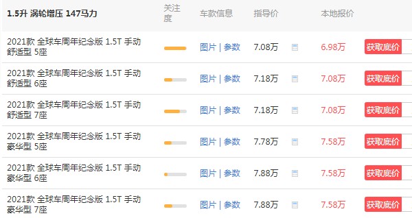 新款宝骏530报价 2021款宝骏530仅售6万