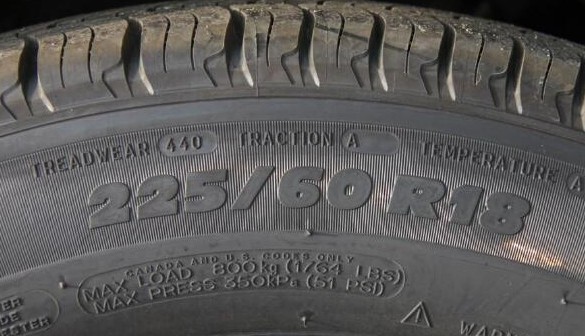轮胎规范参数解说 非常简单的尺度含义