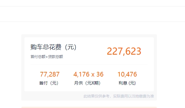 2022款红旗hs5首付月供多少钱 红旗hs5改款智联旗享版首付7.72万（月供4176元）