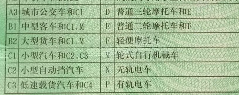 c1驾照能开7座车吗