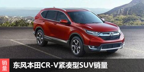  2017年3月东风本田CR-V紧凑型SUV销量 