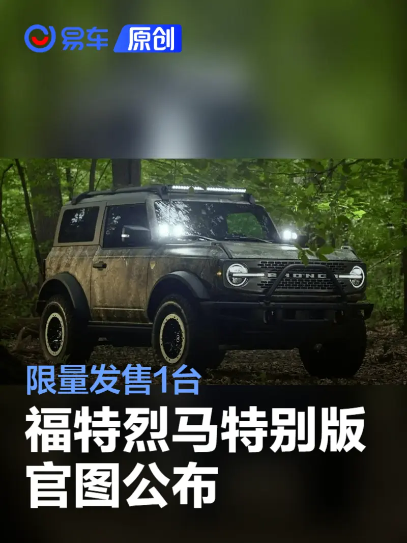 福特烈马特别版官图公布 限量发售1台