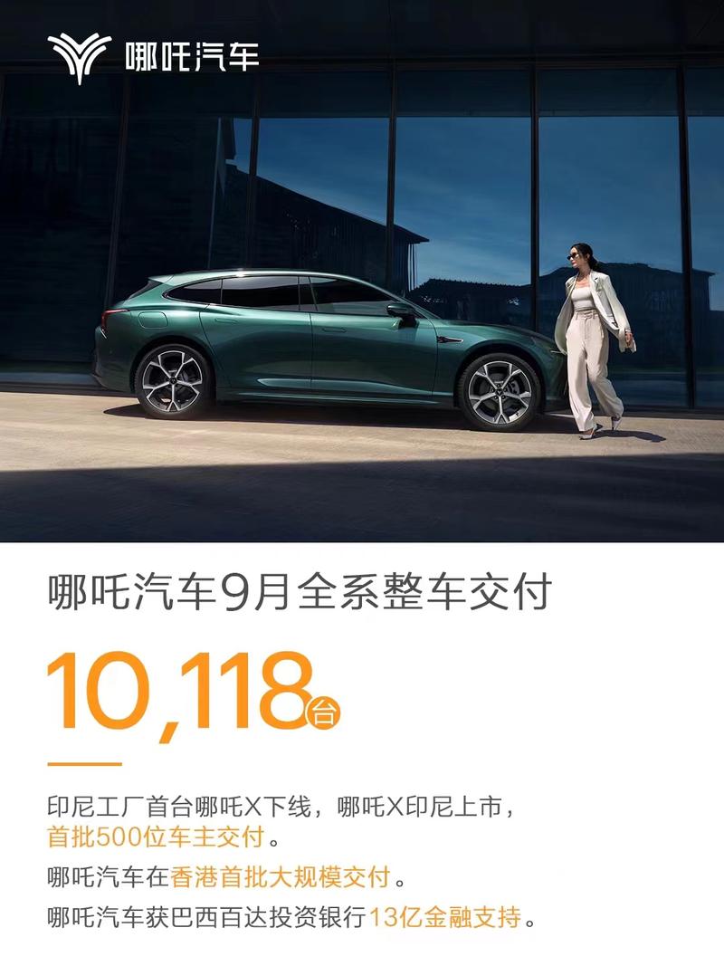 哪吒汽车9月全系整车交付10118台 哪吒汽车在香港迎首批交付