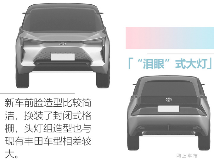 丰田两款全新电动车曝光 这款SUV比汉兰达还大